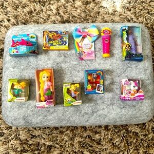 10-Piece Mini Brands Toy Lot – Disney, Food, and Collectible Minis – Brand New